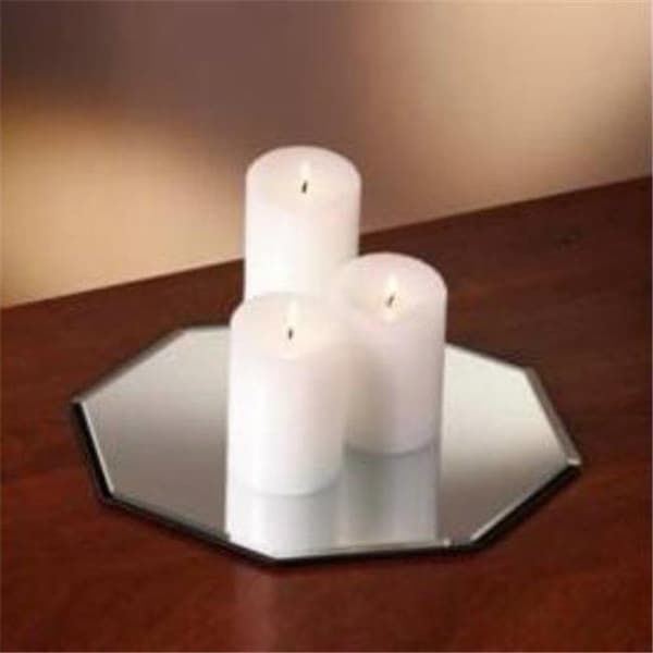 Studio Silversmiths StudioSilversmiths 43588 13 in. Octagon Mirror Tray-Pack of 8 43588 - main